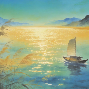 秋水长天