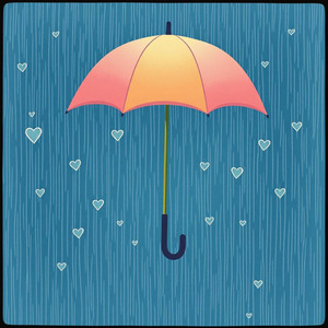 雰囲気のある雨の日