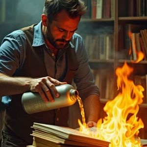 Облей бензином и жги.