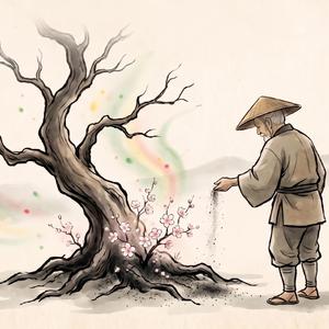 何もないのに、咲いていた