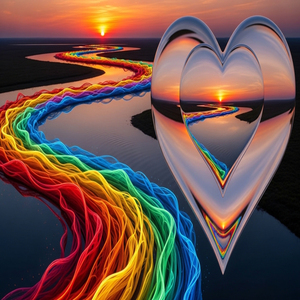 Sunset on the Riverside