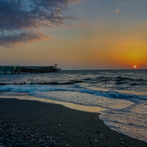 Waves After Sunset