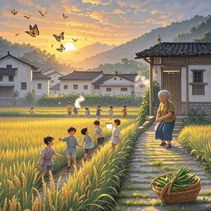 田埂上的时光-军子