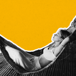 구름 속의 평화로운 순간