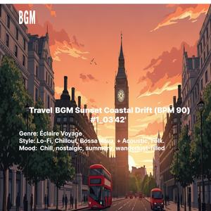 Travel BGM Sunset Coastal Drift (BPM 90) #1_03'42'