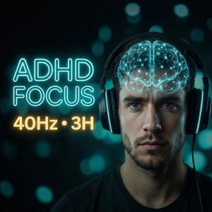 40Hz Gamma Waves Focus Music • 3 Hour Dark Ambient Deep Work