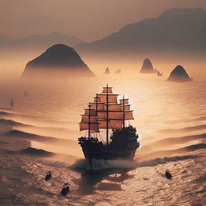 涙の海を渡る船