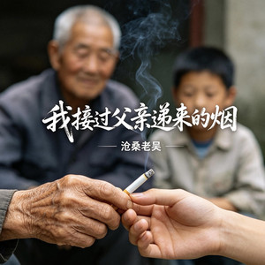 我接过父亲递来的烟