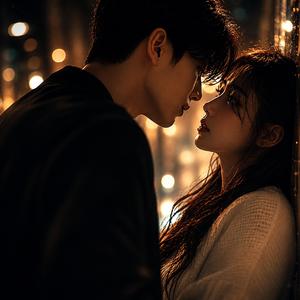가로등 밑 벤치