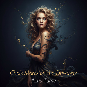 Chalk Marks on the Driveway