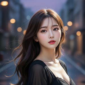 夜風に揺れる涙