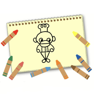 かわいいコックさん