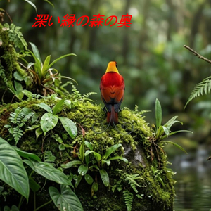 深い緑の森の奥