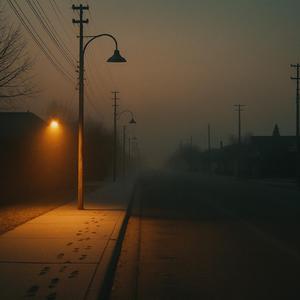 불 켜진 창문들 사이로