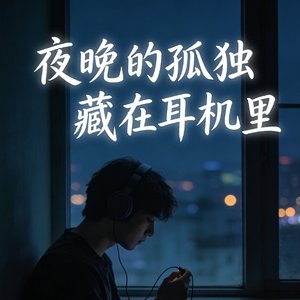 夜晚的孤独藏在耳机里