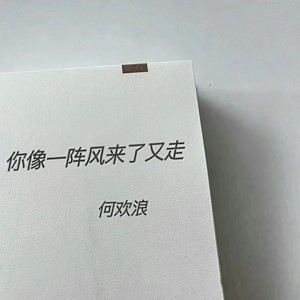 你像一阵风来了又走