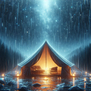 Relaxing Rain in a Tent to Sleep 2