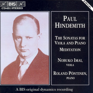 Viola Sonata, Op. 25, No. 4: II. Sehr langsame Viertel