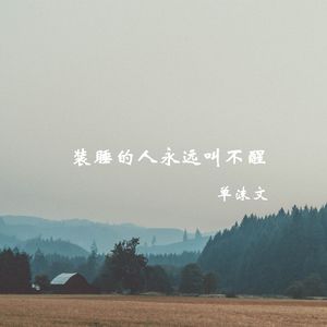 装睡的人永远叫不醒