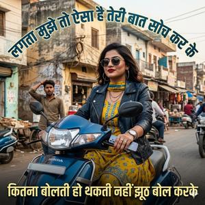 लगता मुझे तो ऐसा है तेरी बात सोच कर के कितना बोलती हो थकती नहीं झूठ बोल करके