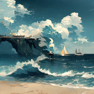 带着海风的呼吸