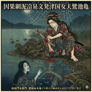 因果網泥冷泉文発津国女夫鷺池亀