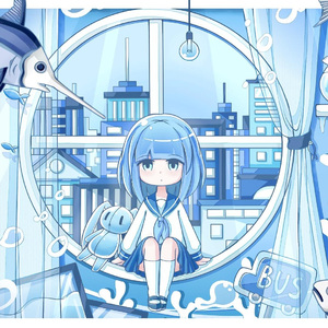 溶解在浸没都市的一角