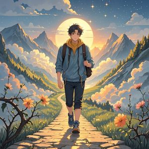 一路前行-东海老翁