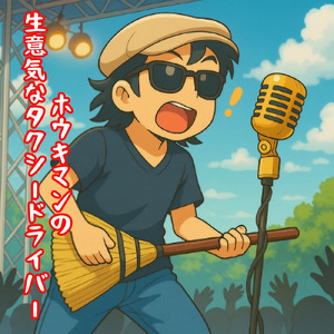 ホウキマンの生意気なタクシードライバー