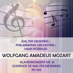 Klavierkonzert Nr. 25 (Cadence de Walter Gieseking) C Major, KV 503: Andante