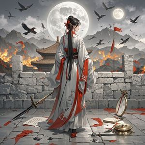 烬河山·辞凰_泊泊