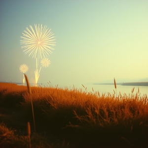 季節外れの花火