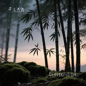 墨色黄昏里的竹影苔痕