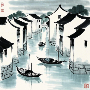 水墨乌镇