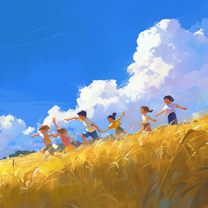 无忧无虑的孩子