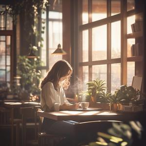 静かな通りとサイドテーブル