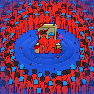 The clown and the king