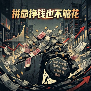 拼命挣钱也不够花 (我知道你最近很累)