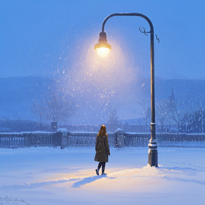 白い息の帰り道