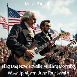 Flag Day New Reveille Military Morning Wake Up Alarm, June Fourteenth (Instrumental Metal Rock Guitar Version)