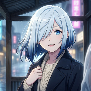 貸切の雨宿り
