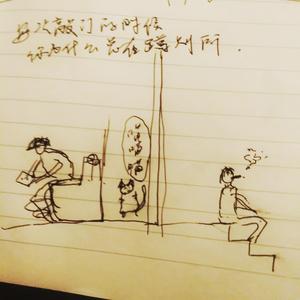 为什么敲门的时候你总在蹲厕所然后只有你的猫在门口喵喵喵