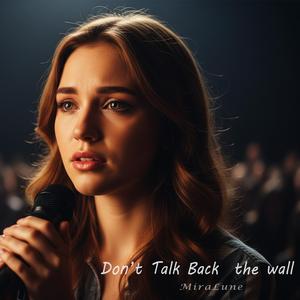 Don’t Talk Back the wall