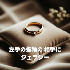左手の指輪の 相手にジェラシー