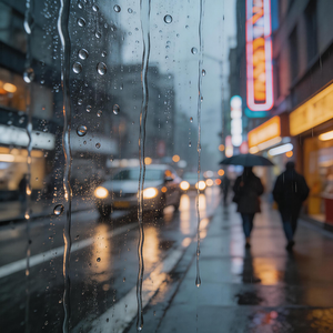 时间被雨淋着
