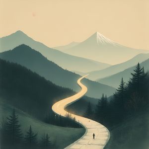 小溪流淌
