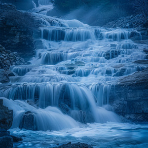 Susurro Suave Del Río En La Oscuridad