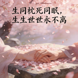 生同枕死同眠，生生世世永不离