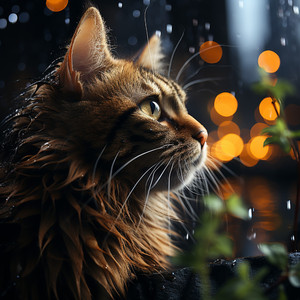 Centrando la Mente con Gotas de Lluvia Natural