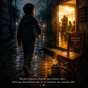 Silbaba en la oscuridad